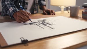 Negative Space Drawing